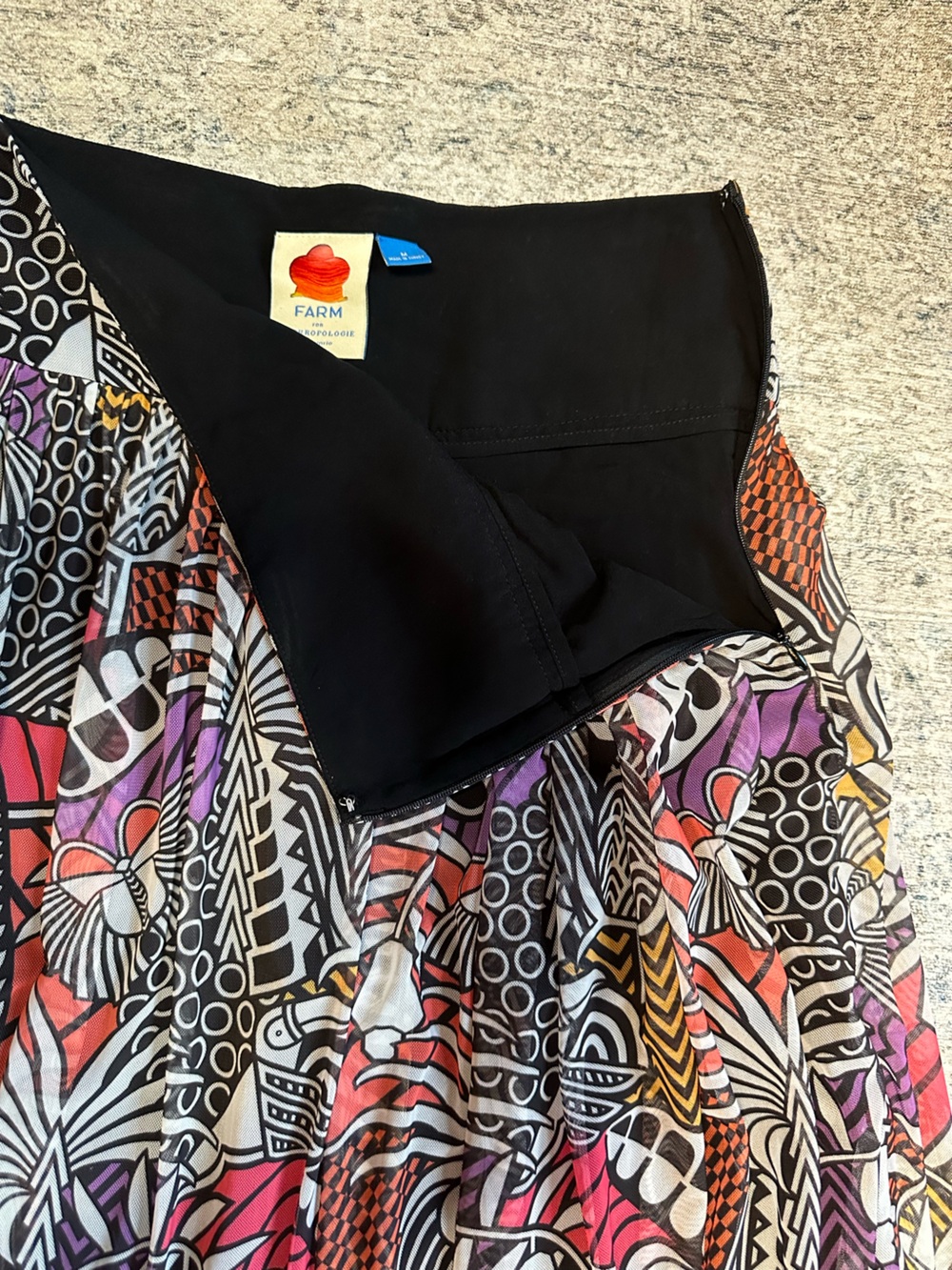 Farm Rio Tropical Maxi Skirt Size M - Picture 3 of 4
